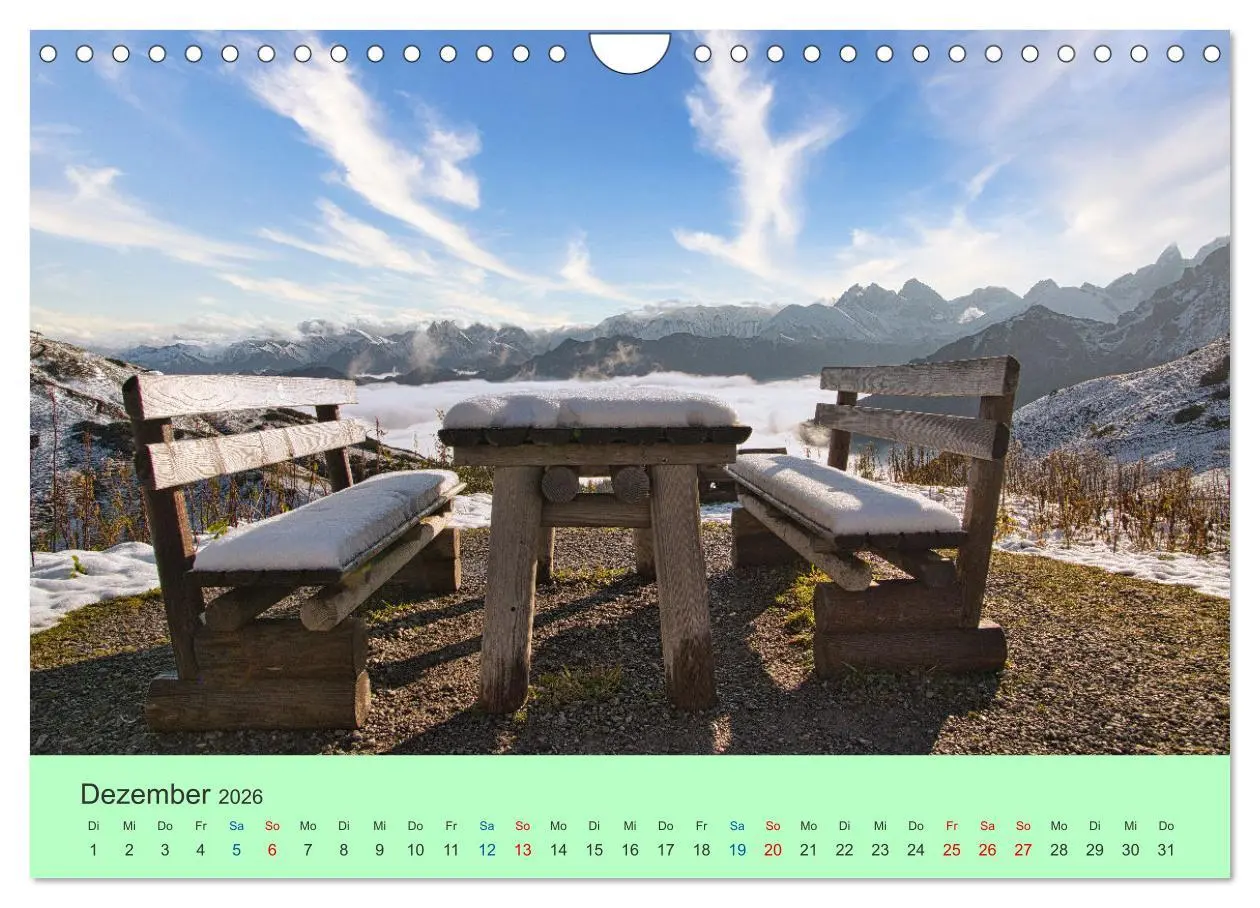 Bild: 9783457595961 | Zauber der Alpen (Wandkalender 2026 DIN A4 quer), CALVENDO...