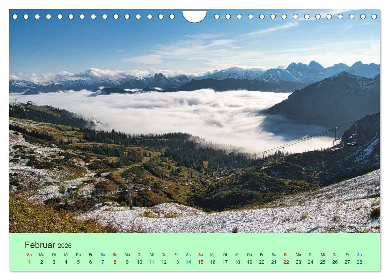 Bild: 9783457595961 | Zauber der Alpen (Wandkalender 2026 DIN A4 quer), CALVENDO...