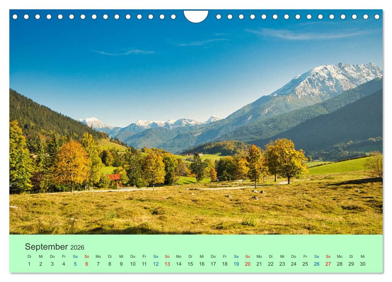 Bild: 9783457595961 | Zauber der Alpen (Wandkalender 2026 DIN A4 quer), CALVENDO...