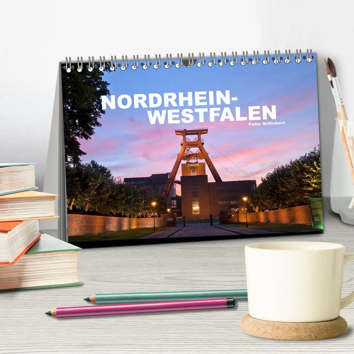 Bild: 9783516205961 | Nordrhein-Westfalen (Tischkalender 2026 DIN A5 quer), CALVENDO...