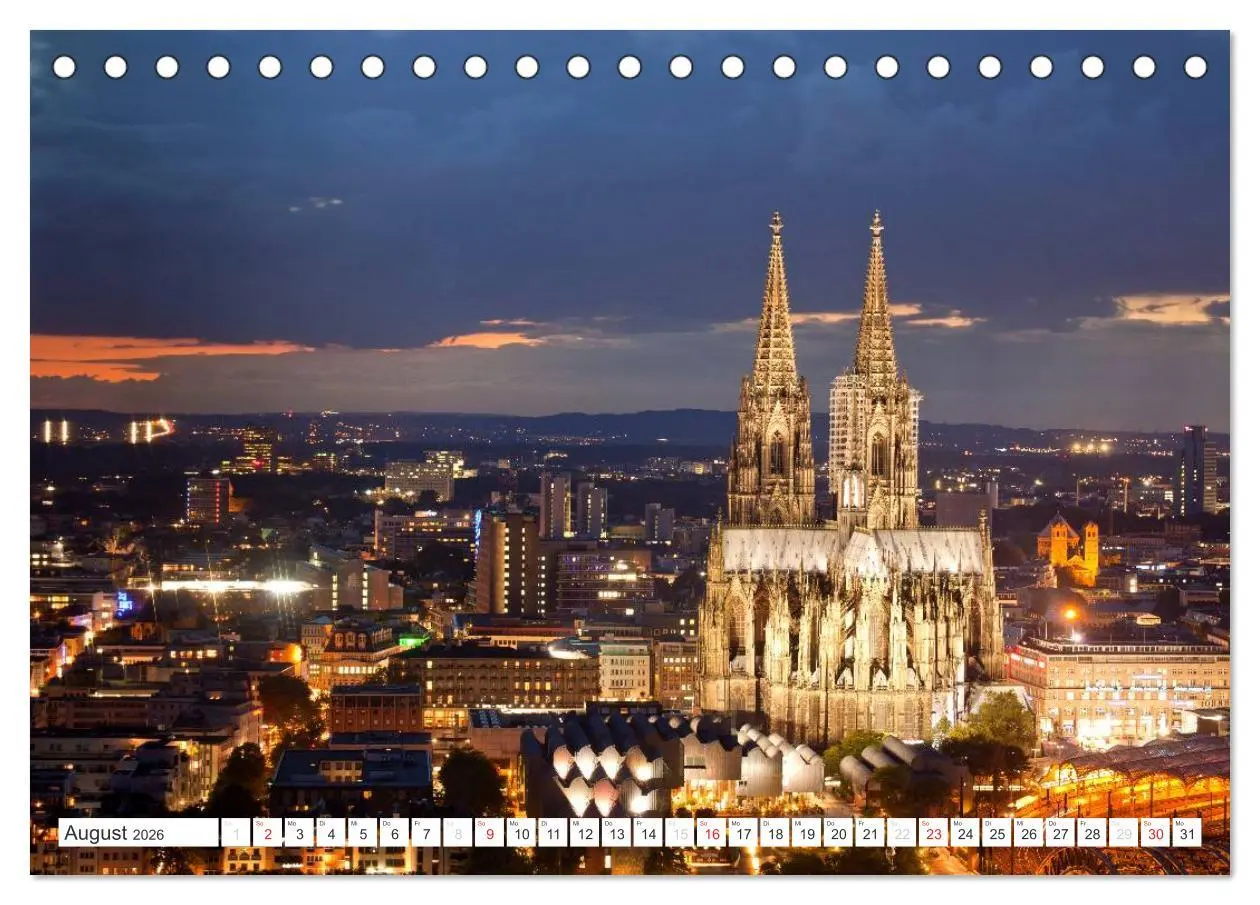 Bild: 9783516205961 | Nordrhein-Westfalen (Tischkalender 2026 DIN A5 quer), CALVENDO...