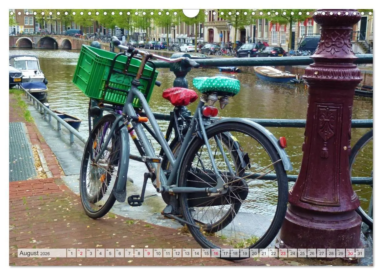 Bild: 9783516196061 | Amsterdam (Wandkalender 2026 DIN A3 quer), CALVENDO Monatskalender