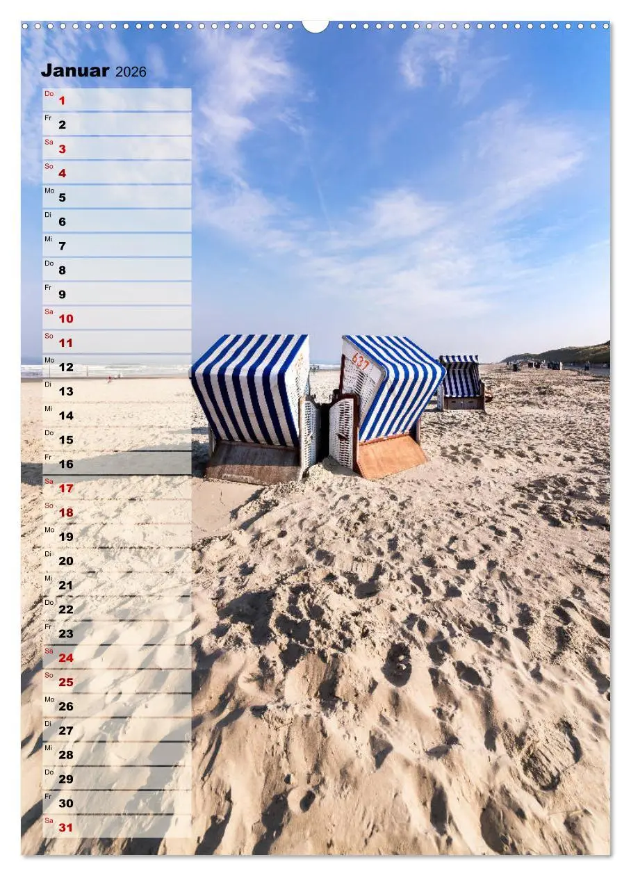 Bild: 9783516406061 | An der See Geburtstagsplaner (hochwertiger Premium Wandkalender...