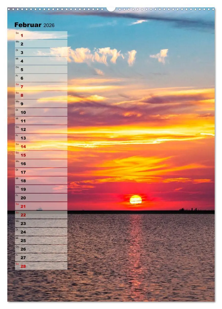Bild: 9783516406061 | An der See Geburtstagsplaner (hochwertiger Premium Wandkalender...