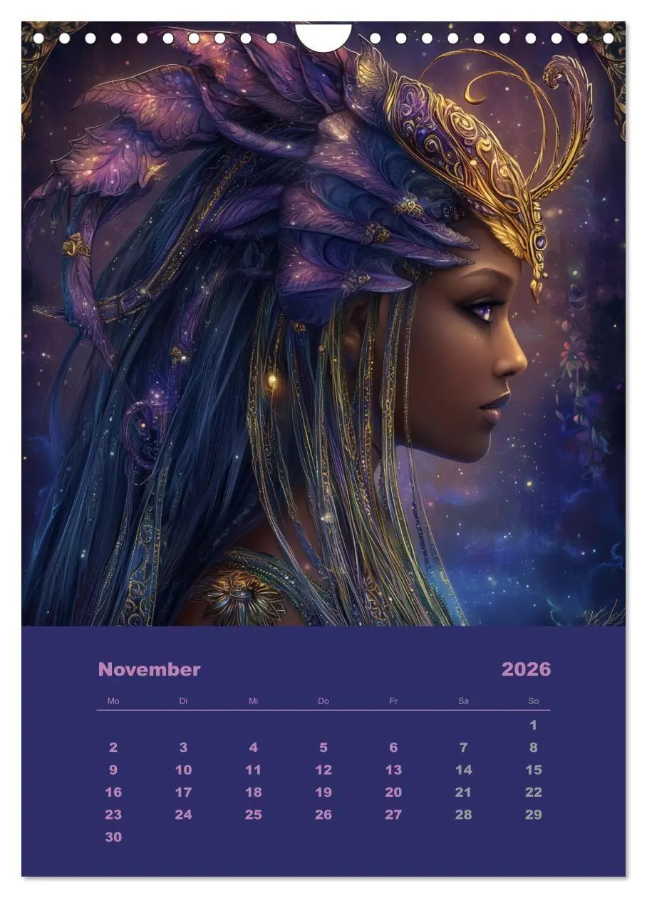 Bild: 9783516646061 | Göttinnen der Sterne - der weibliche Zodiac (Wandkalender 2026 DIN...