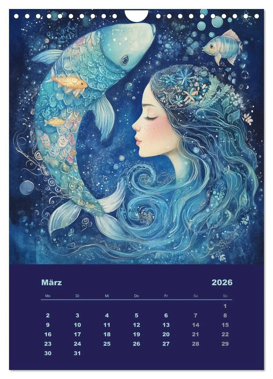 Bild: 9783516646061 | Göttinnen der Sterne - der weibliche Zodiac (Wandkalender 2026 DIN...