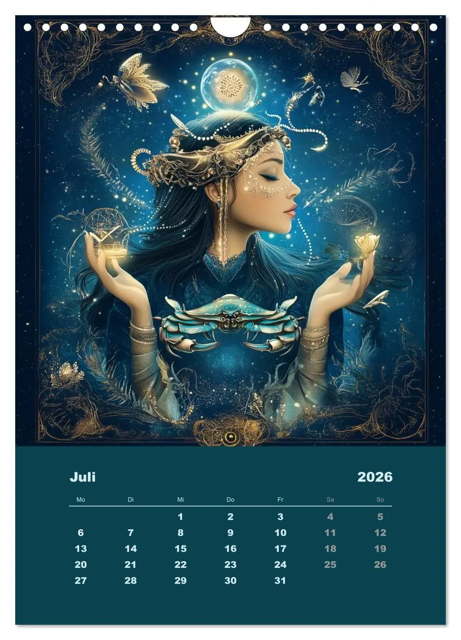Bild: 9783516646061 | Göttinnen der Sterne - der weibliche Zodiac (Wandkalender 2026 DIN...