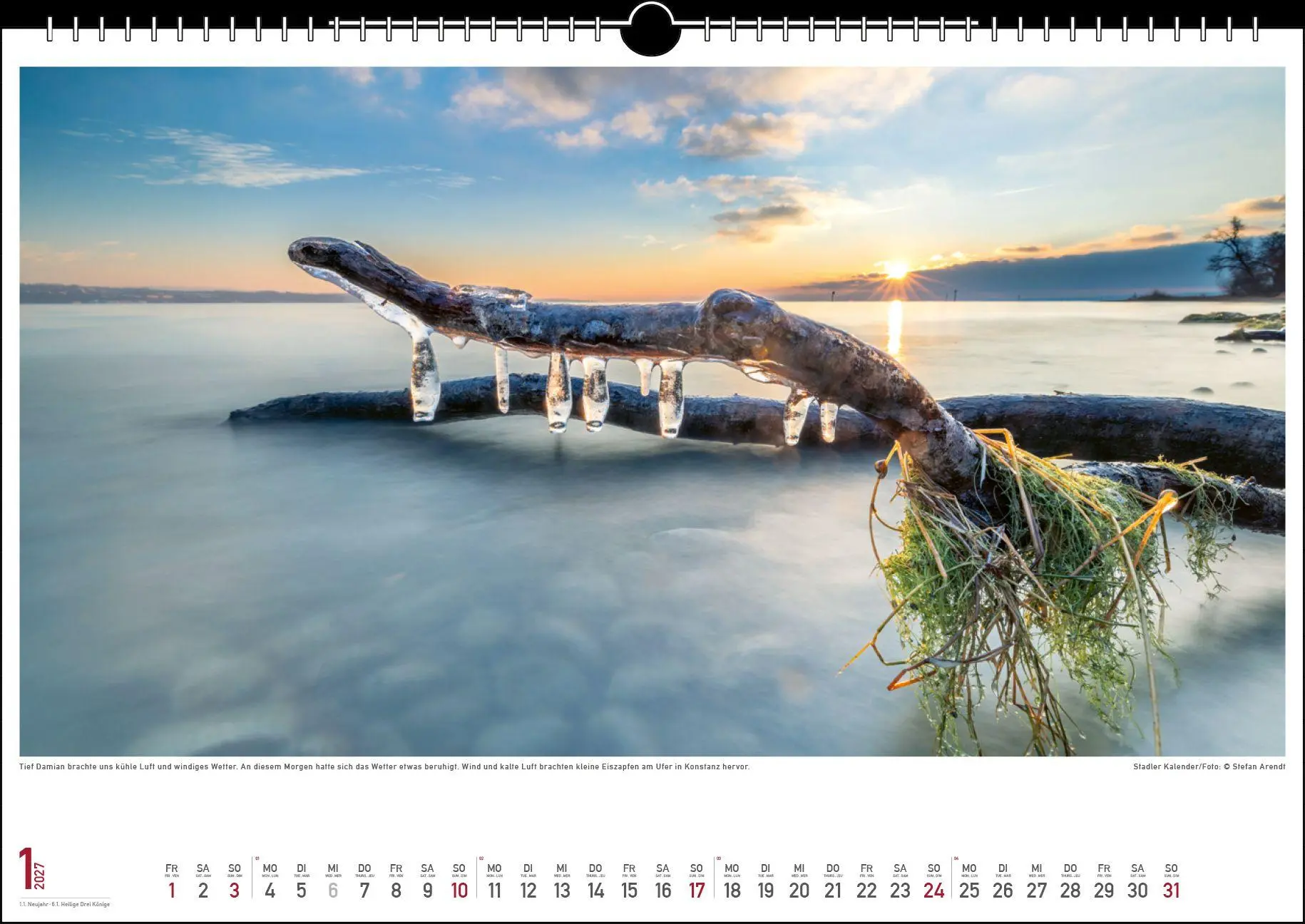 Bild: 9783861926061 | Wetterstimmungen am Bodensee 2027 | Stefan Arendt | Kalender | 13 S.