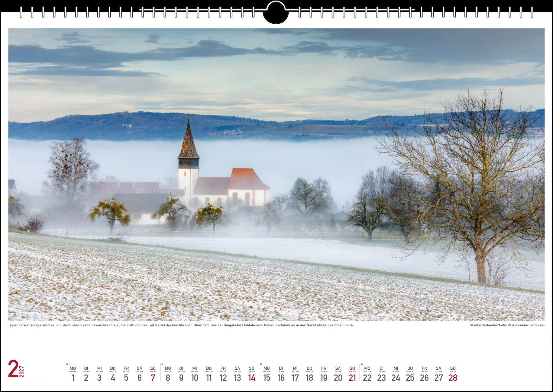 Bild: 9783861926061 | Wetterstimmungen am Bodensee 2027 | Stefan Arendt | Kalender | 13 S.