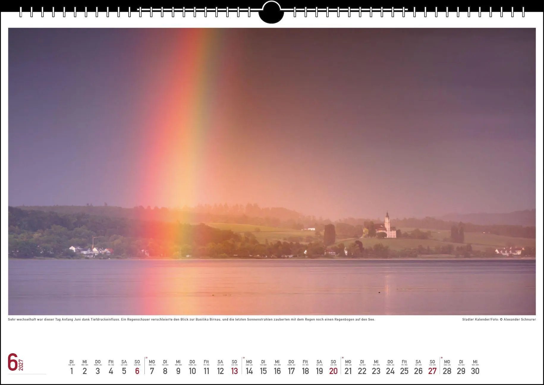 Bild: 9783861926061 | Wetterstimmungen am Bodensee 2027 | Stefan Arendt | Kalender | 13 S.