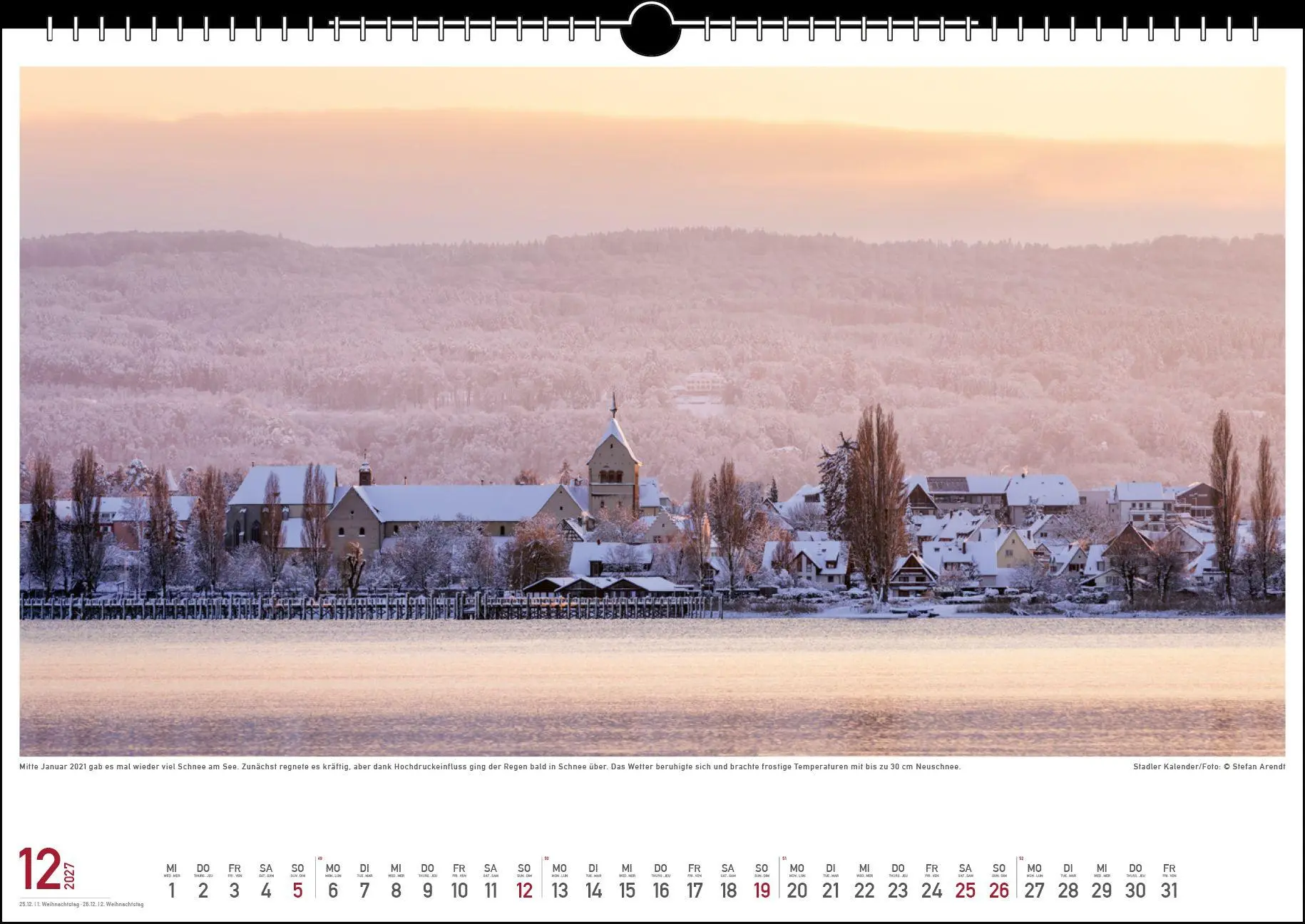 Bild: 9783861926061 | Wetterstimmungen am Bodensee 2027 | Stefan Arendt | Kalender | 13 S.