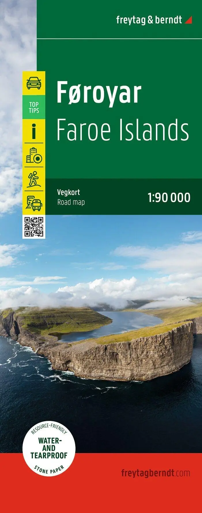Cover: 9783991546061 | freytag &amp; berndt Straßenkarte Färöer / Føroyar 1:90.000 | (Land-)Karte