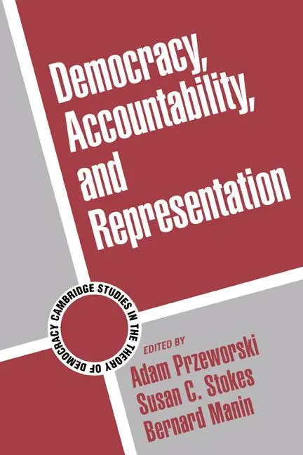 Cover: 9780521646161 | Democracy, Accountability, and Representation | Susan C. Stokes | Buch