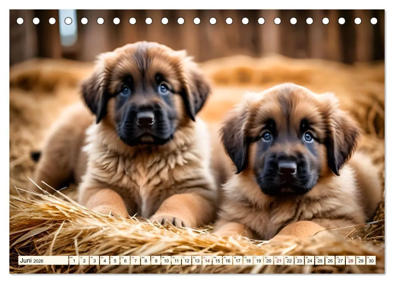 Bild: 9783457306161 | Leonberger - der zahme Löwe (Tischkalender 2026 DIN A5 quer),...