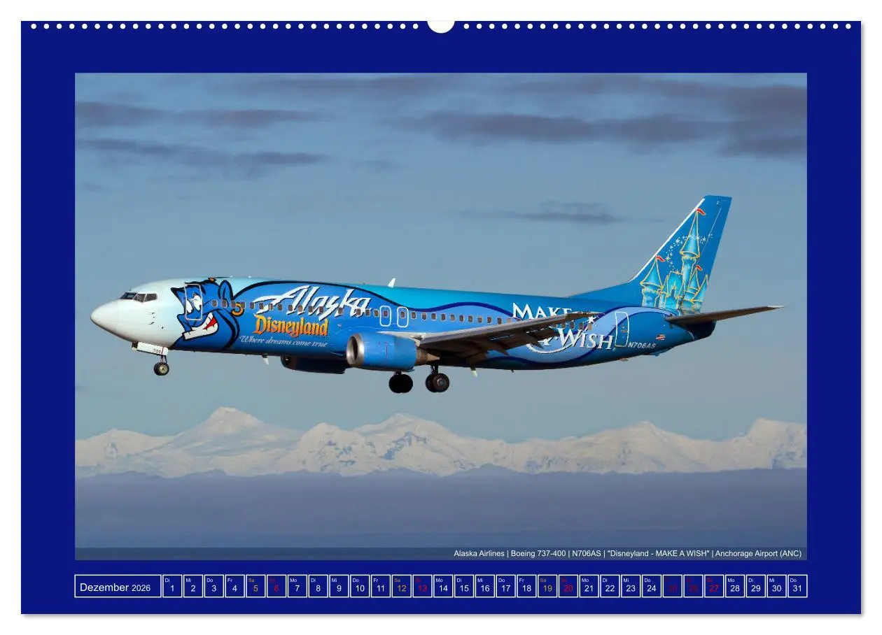 Bild: 9783457546161 | Bunte Airliner (Wandkalender 2026 DIN A2 quer), CALVENDO...