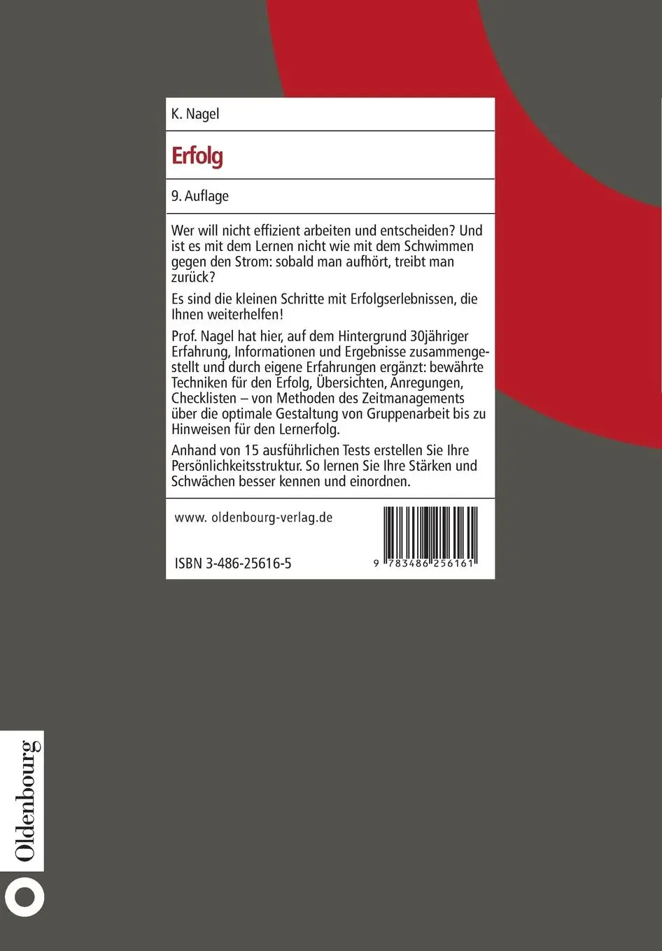 Rückseite: 9783486256161 | Erfolg | Effizientes Arbeiten, Entscheiden, Vermitteln und Lernen