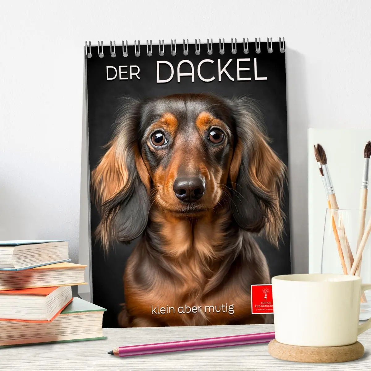 Bild: 9783516326161 | Der Dackel - klein aber mutig (Tischkalender 2026 DIN A5 hoch),...