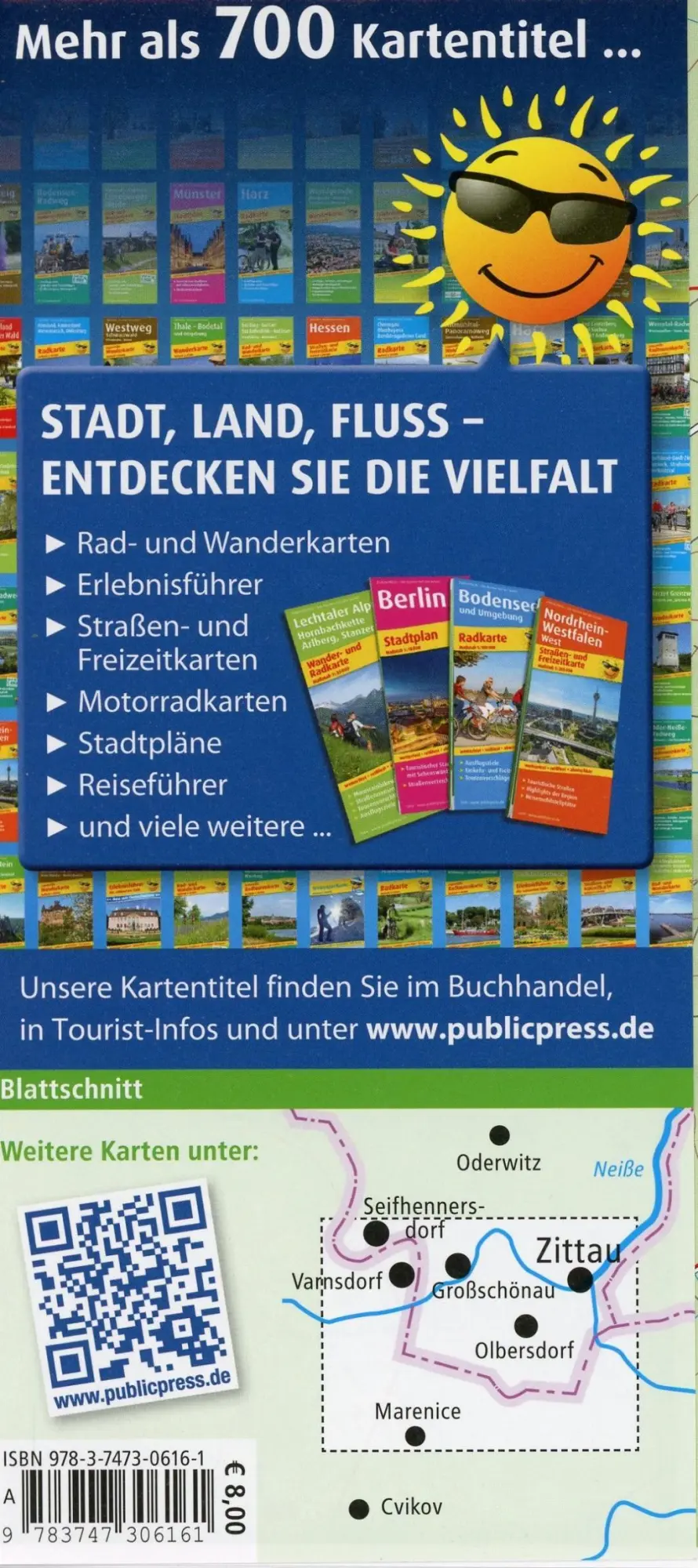 Bild: 9783747306161 | Naturpark Zittauer Gebirge 1:25 000 | (Land-)Karte | Wanderkarte/WK