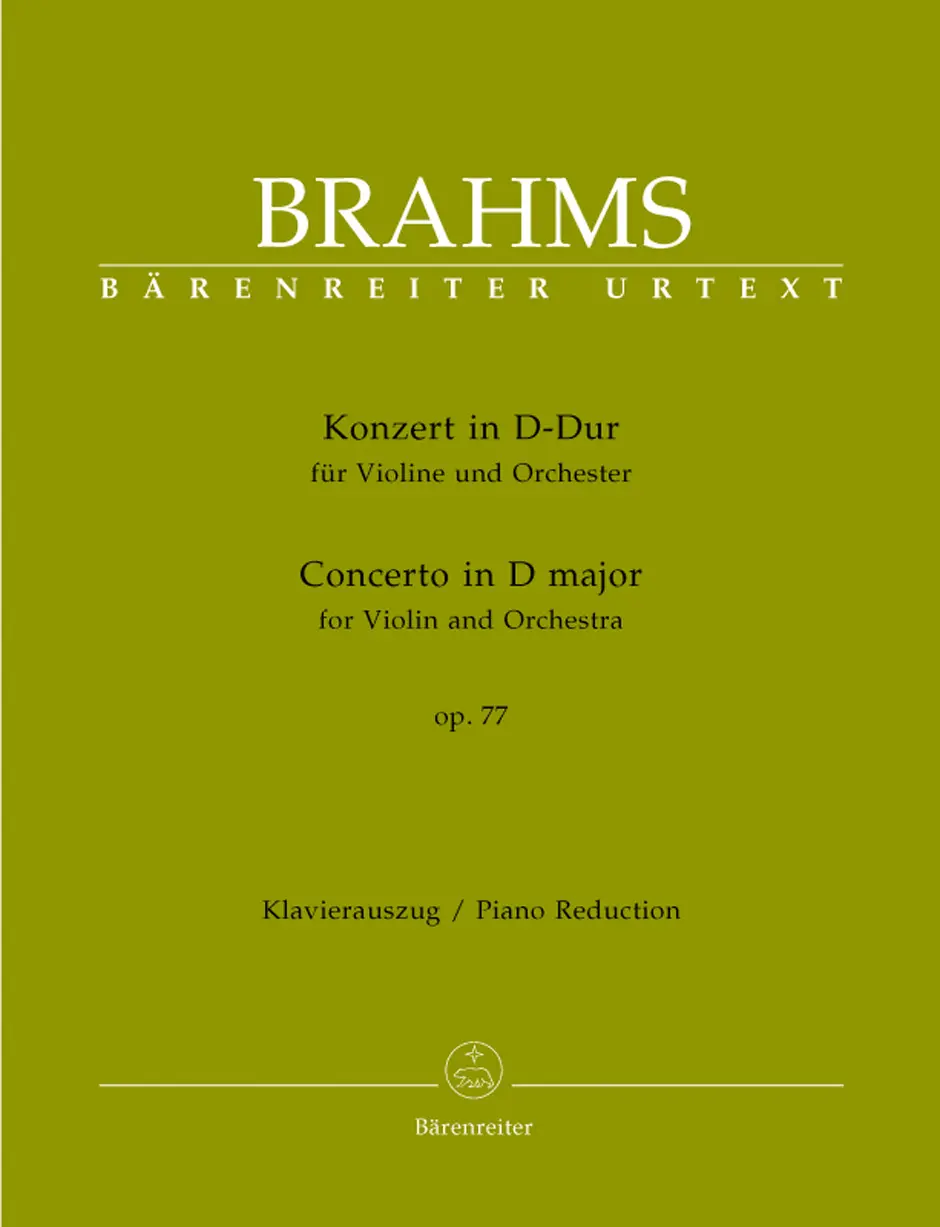 Cover: 9790006526161 | Concert D Op.77 | Violine und Klavier | Johannes Brahms | Buch