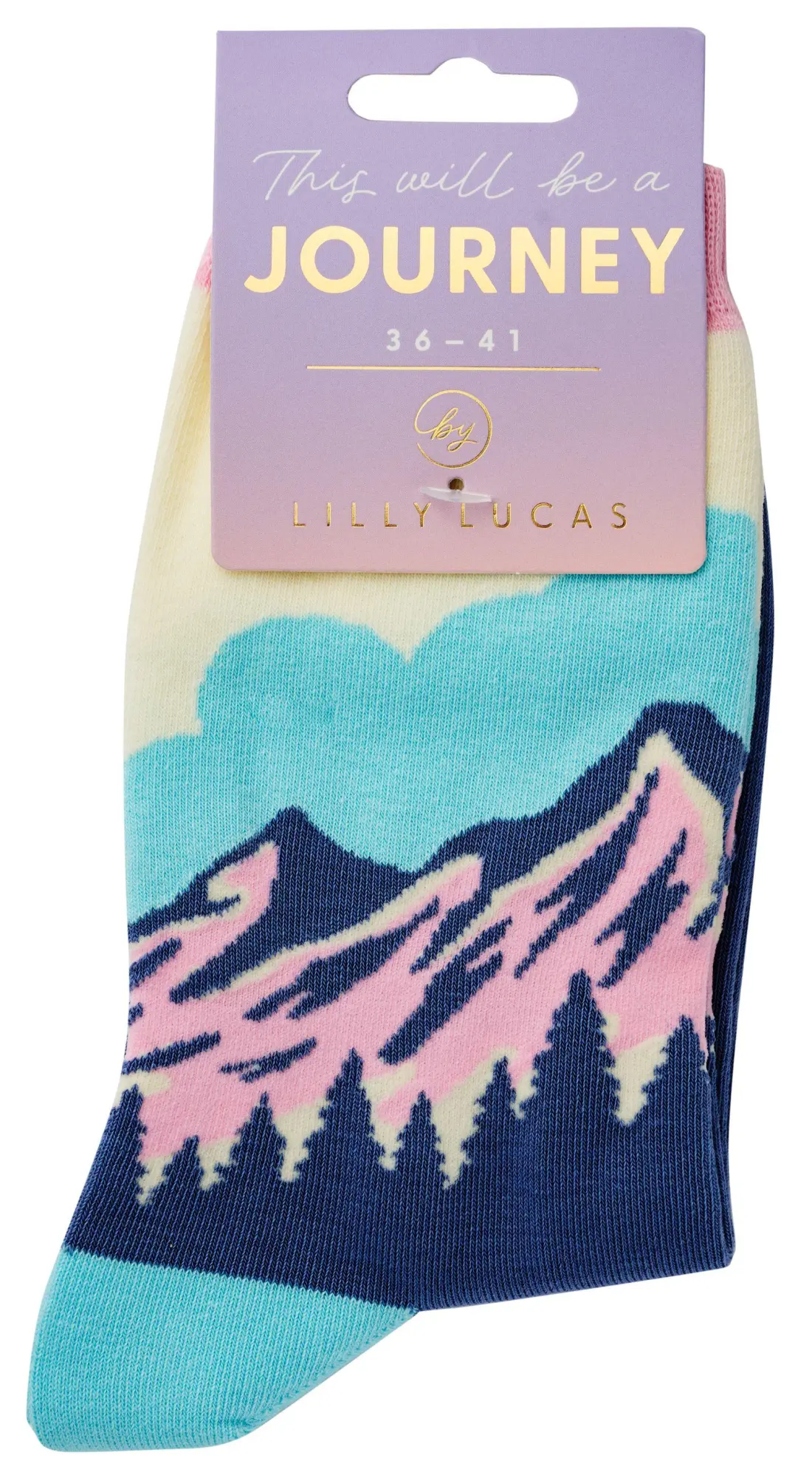 Bild: 4251693906261 | Green Valley Story Socks 'Mountain Hug' | Lilly Lucas | 1 S. | Deutsch