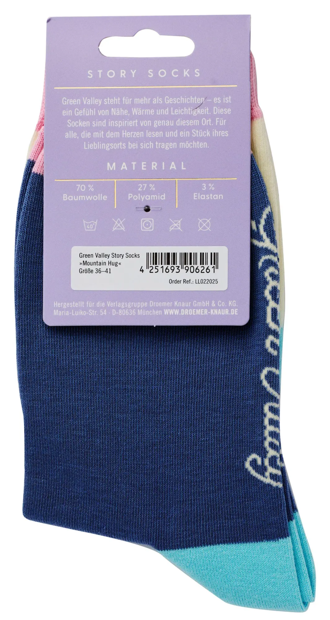 Bild: 4251693906261 | Green Valley Story Socks 'Mountain Hug' | Lilly Lucas | 1 S. | Deutsch
