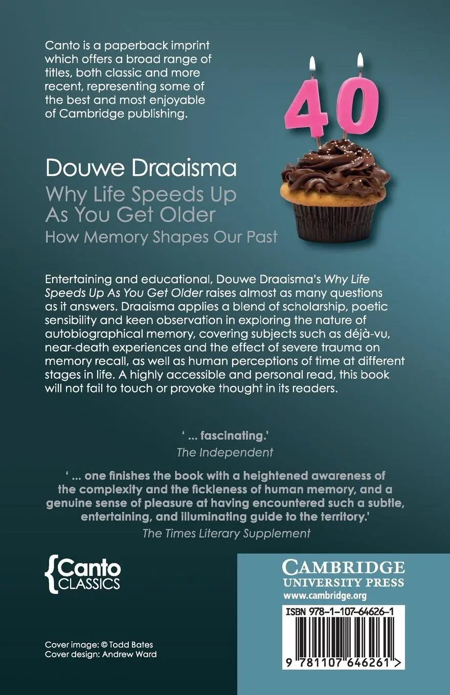 Rückseite: 9781107646261 | Why Life Speeds Up as You Get Older | Douwe Draaisma | Taschenbuch