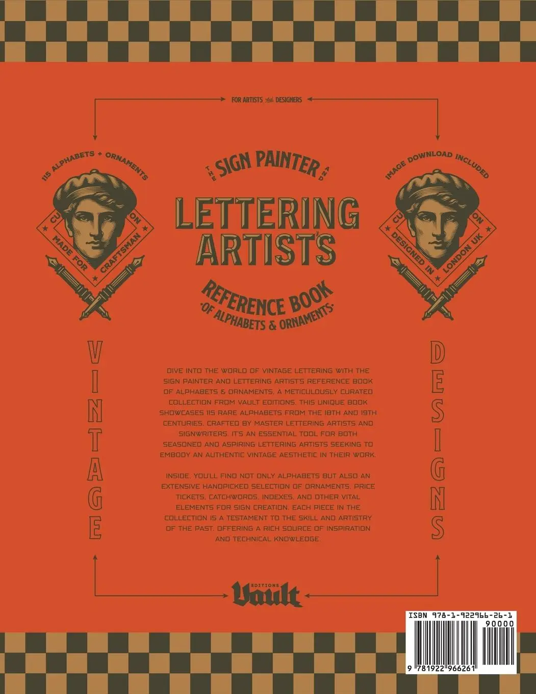 Rückseite: 9781922966261 | The Sign Painter and Lettering Artist's Reference Book of Alphabets...