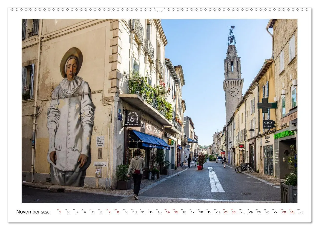 Bild: 9783457396261 | In den Gassen von Avignon (hochwertiger Premium Wandkalender 2026...