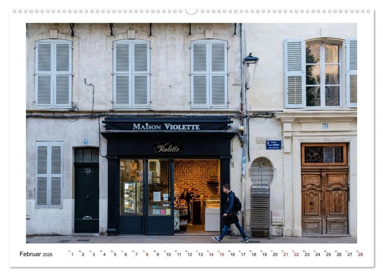 Bild: 9783457396261 | In den Gassen von Avignon (hochwertiger Premium Wandkalender 2026...
