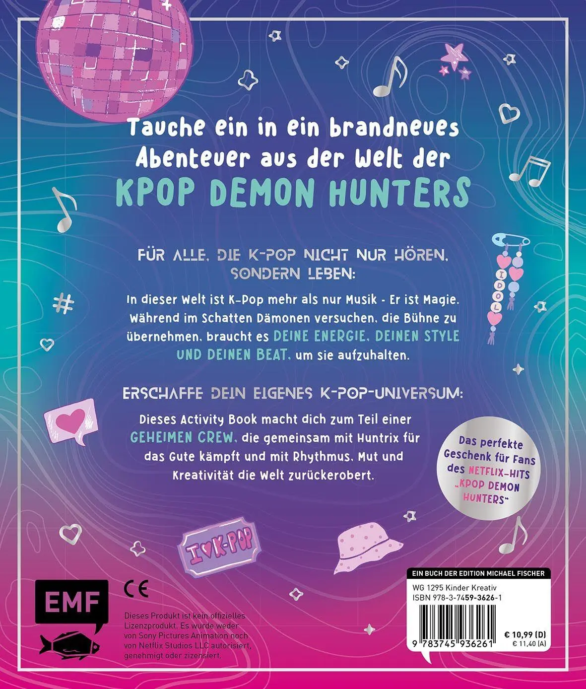 Rückseite: 9783745936261 | Beat the Demons! - Mein K-Pop Activity-Buch | Taschenbuch | 80 S.