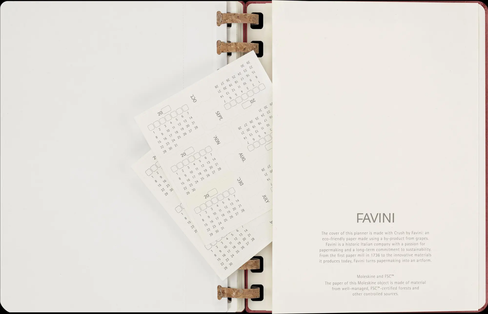 Bild: 8056598856361 | Moleskine Undatierter Life Kalender Mit Spiralbindung, Xl,...
