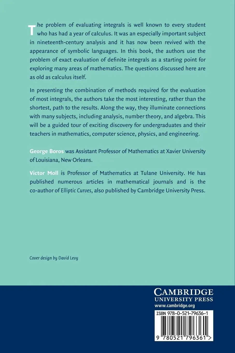 Rückseite: 9780521796361 | Irresistible Integrals | George Boros (u. a.) | Taschenbuch | Englisch