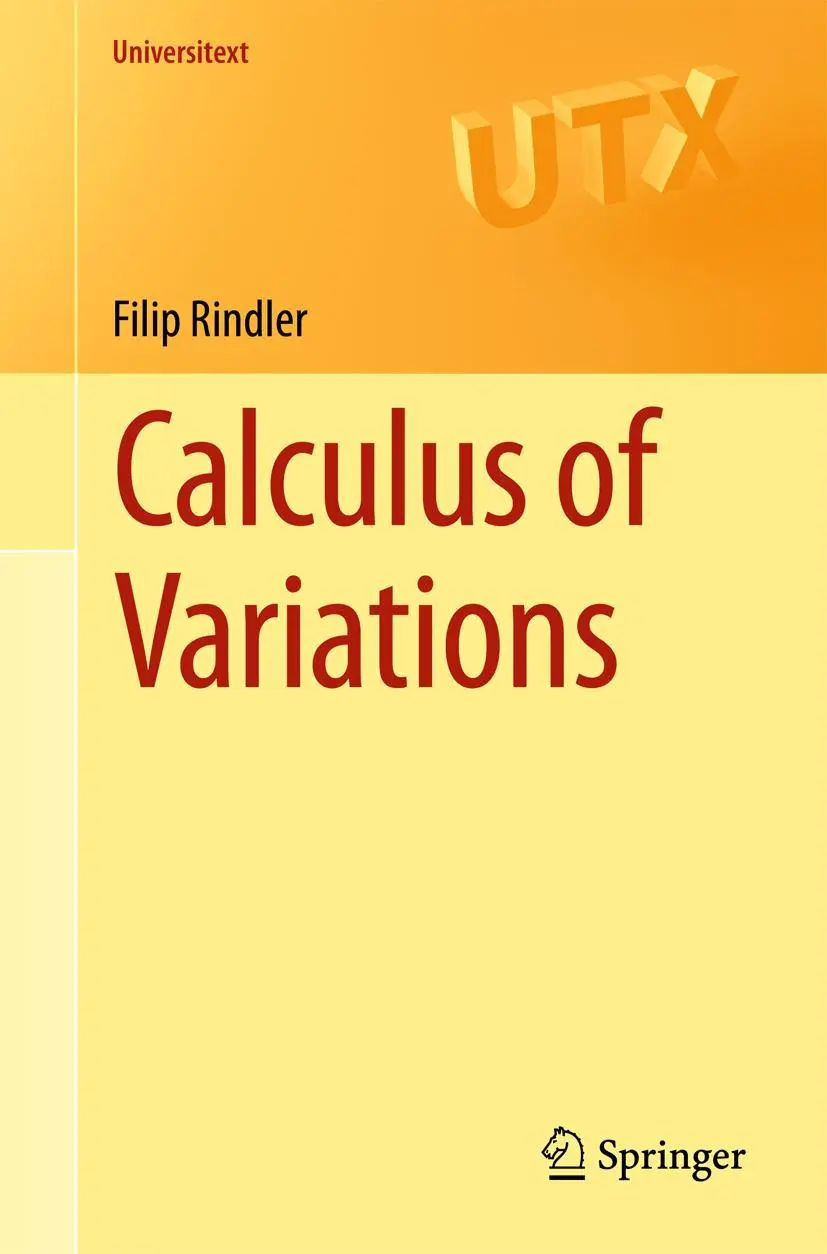 Cover: 9783319776361 | Calculus of Variations | Filip Rindler | Taschenbuch | xii | Englisch