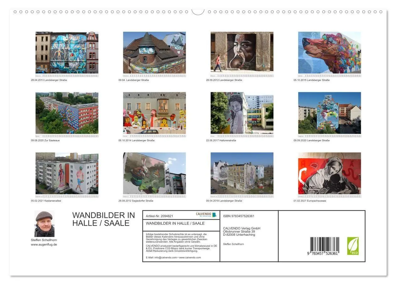 Bild: 9783457526361 | WANDBILDER IN HALLE / SAALE (hochwertiger Premium Wandkalender 2026...