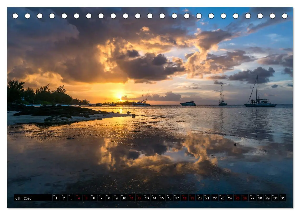 Bild: 9783457836361 | Trauminsel Mauritius (Tischkalender 2026 DIN A5 quer), CALVENDO...