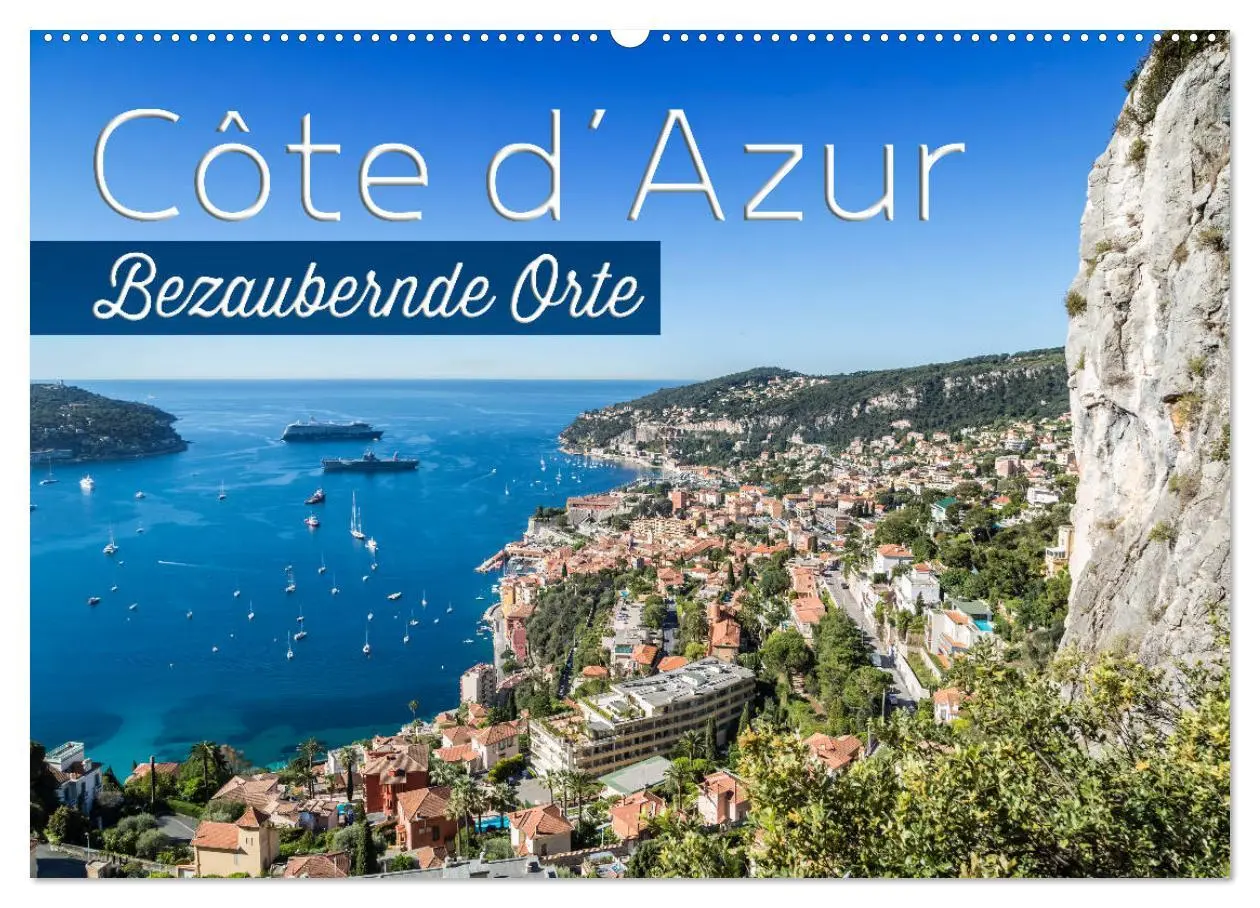 Cover: 9783457906361 | CÔTE D'AZUR Bezaubernde Orte (Wandkalender 2026 DIN A2 quer),...
