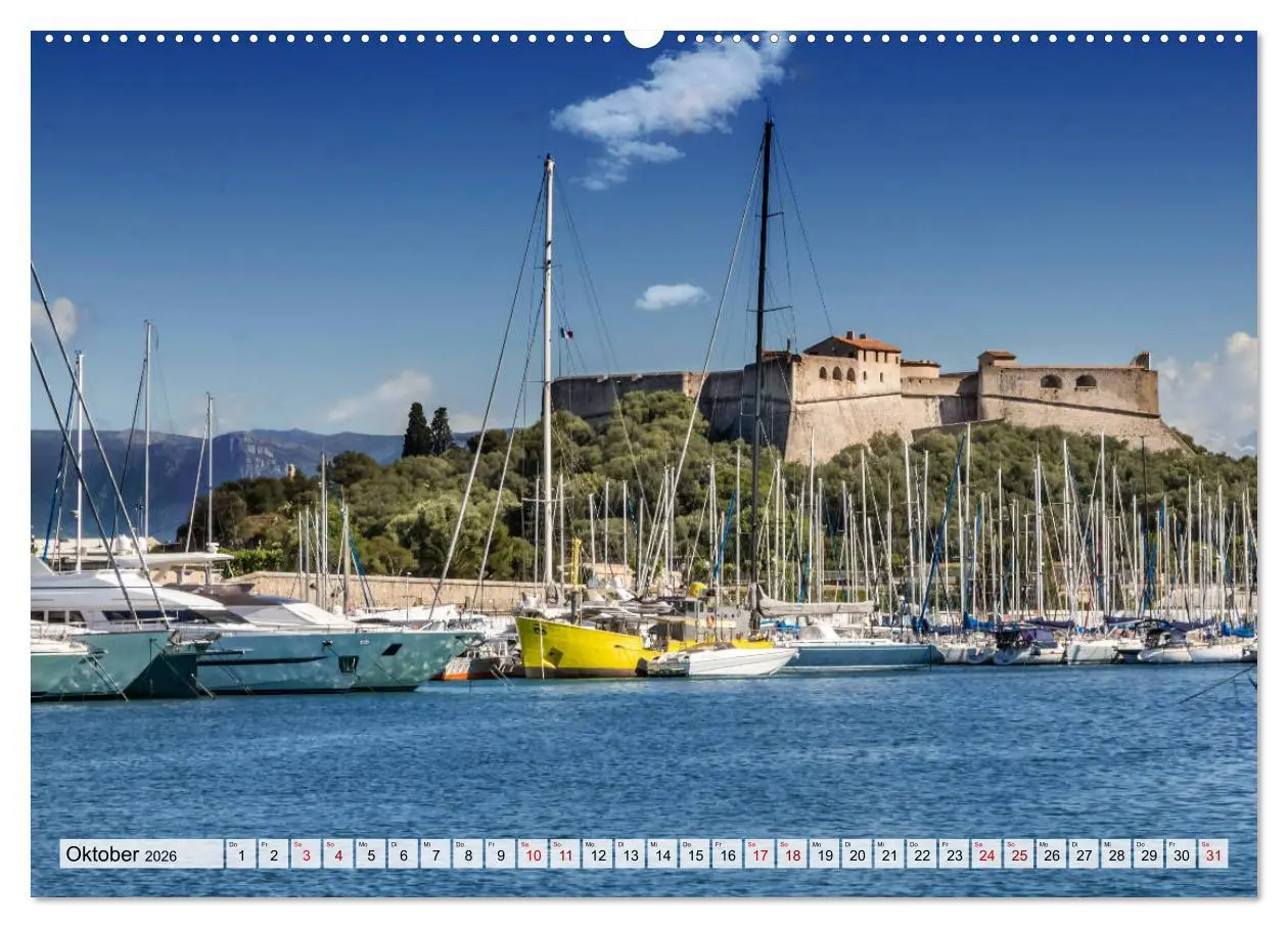 Bild: 9783457906361 | CÔTE D'AZUR Bezaubernde Orte (Wandkalender 2026 DIN A2 quer),...