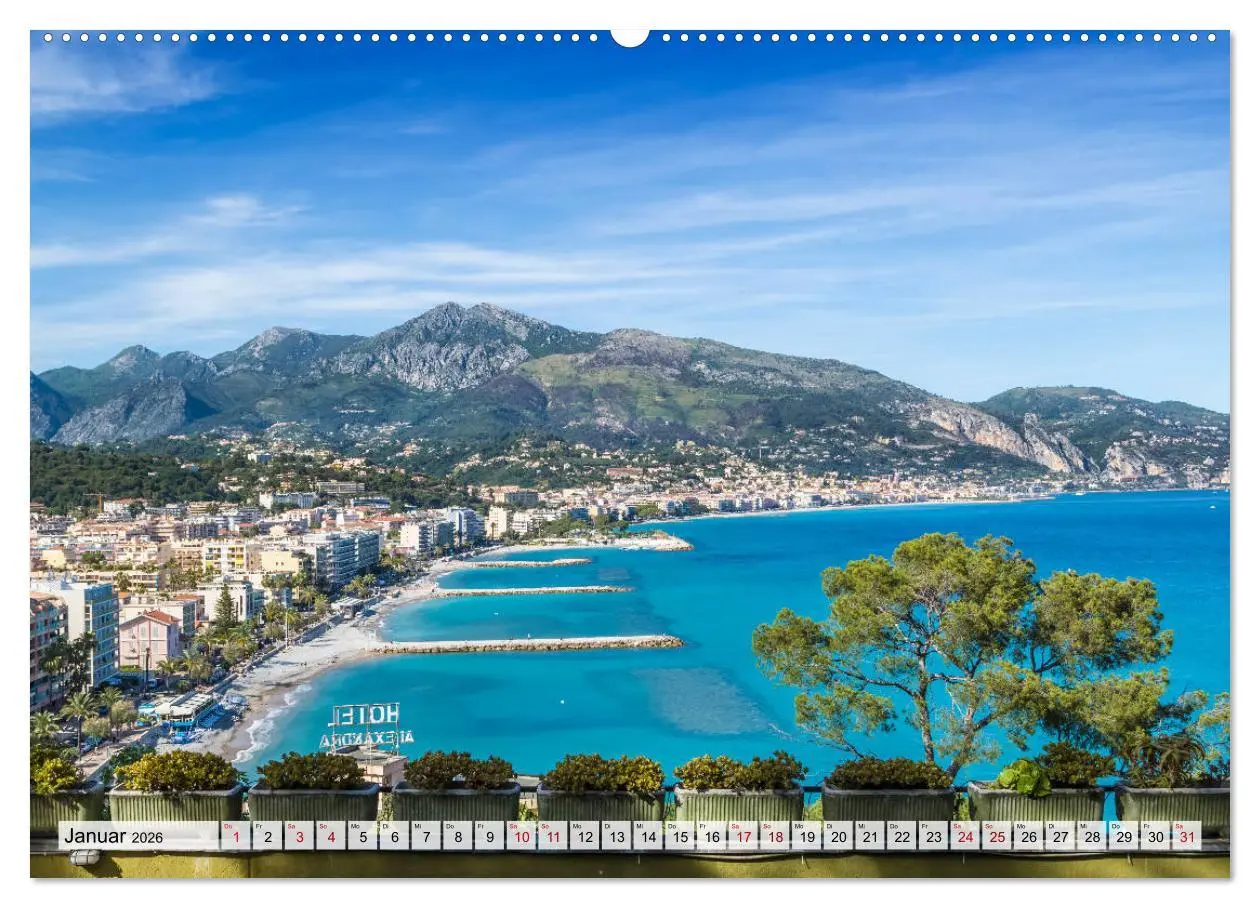 Bild: 9783457906361 | CÔTE D'AZUR Bezaubernde Orte (Wandkalender 2026 DIN A2 quer),...