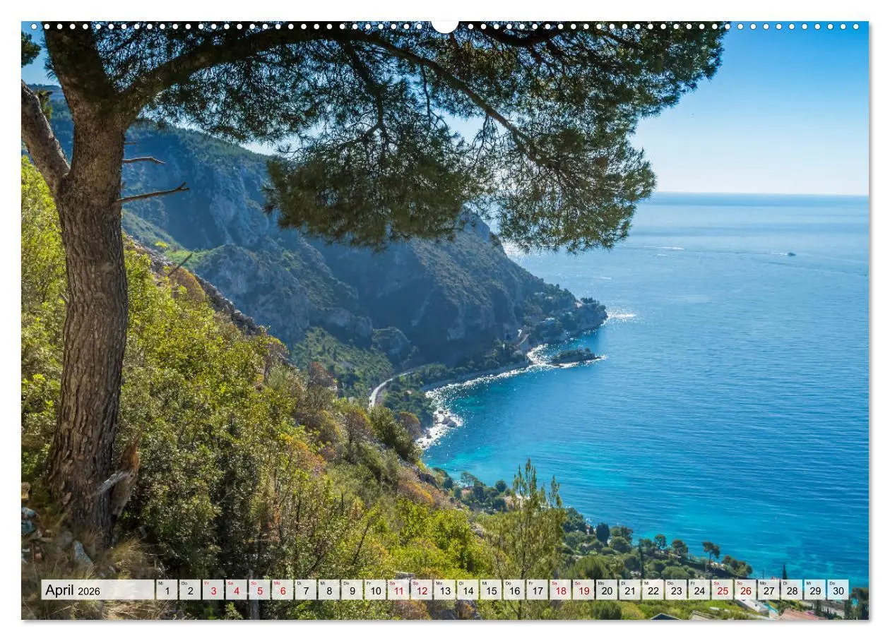 Bild: 9783457906361 | CÔTE D'AZUR Bezaubernde Orte (Wandkalender 2026 DIN A2 quer),...