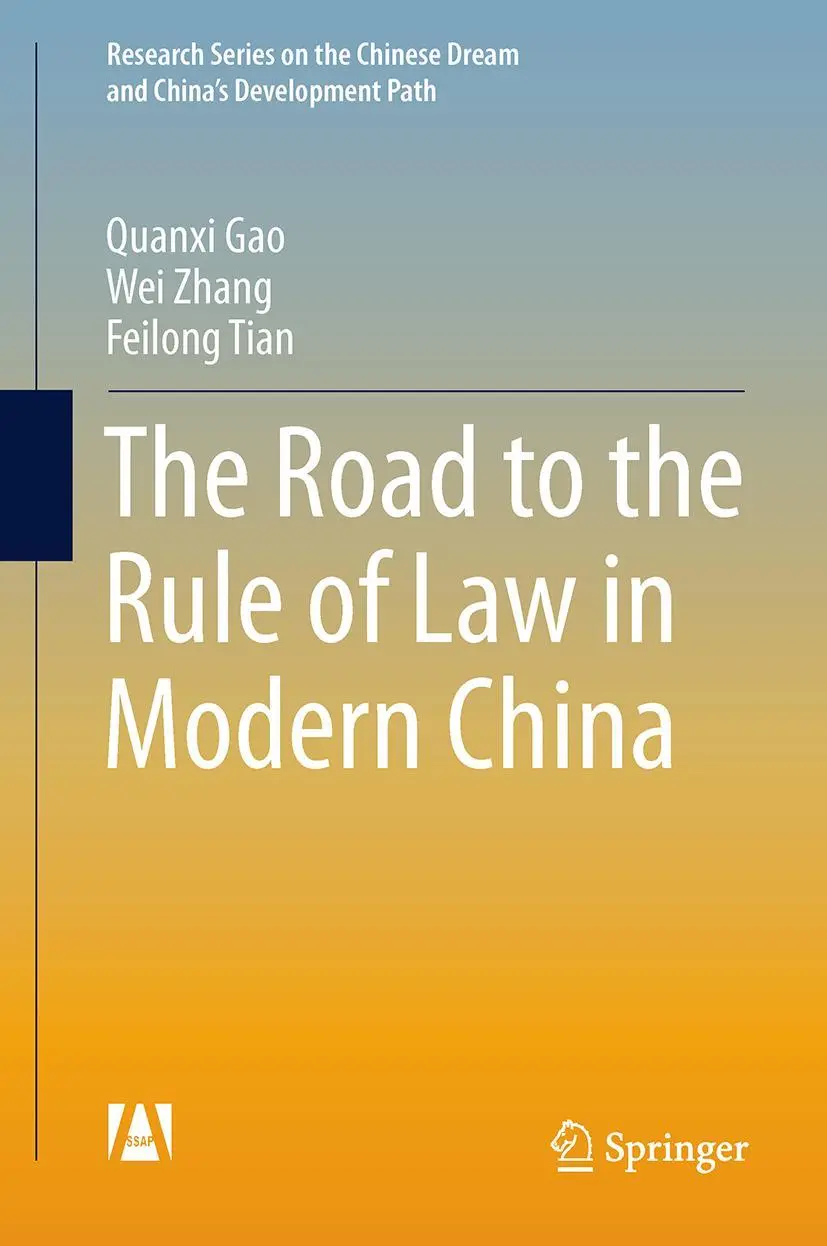 Cover: 9783662456361 | The Road to the Rule of Law in Modern China | Quanxi Gao (u. a.)