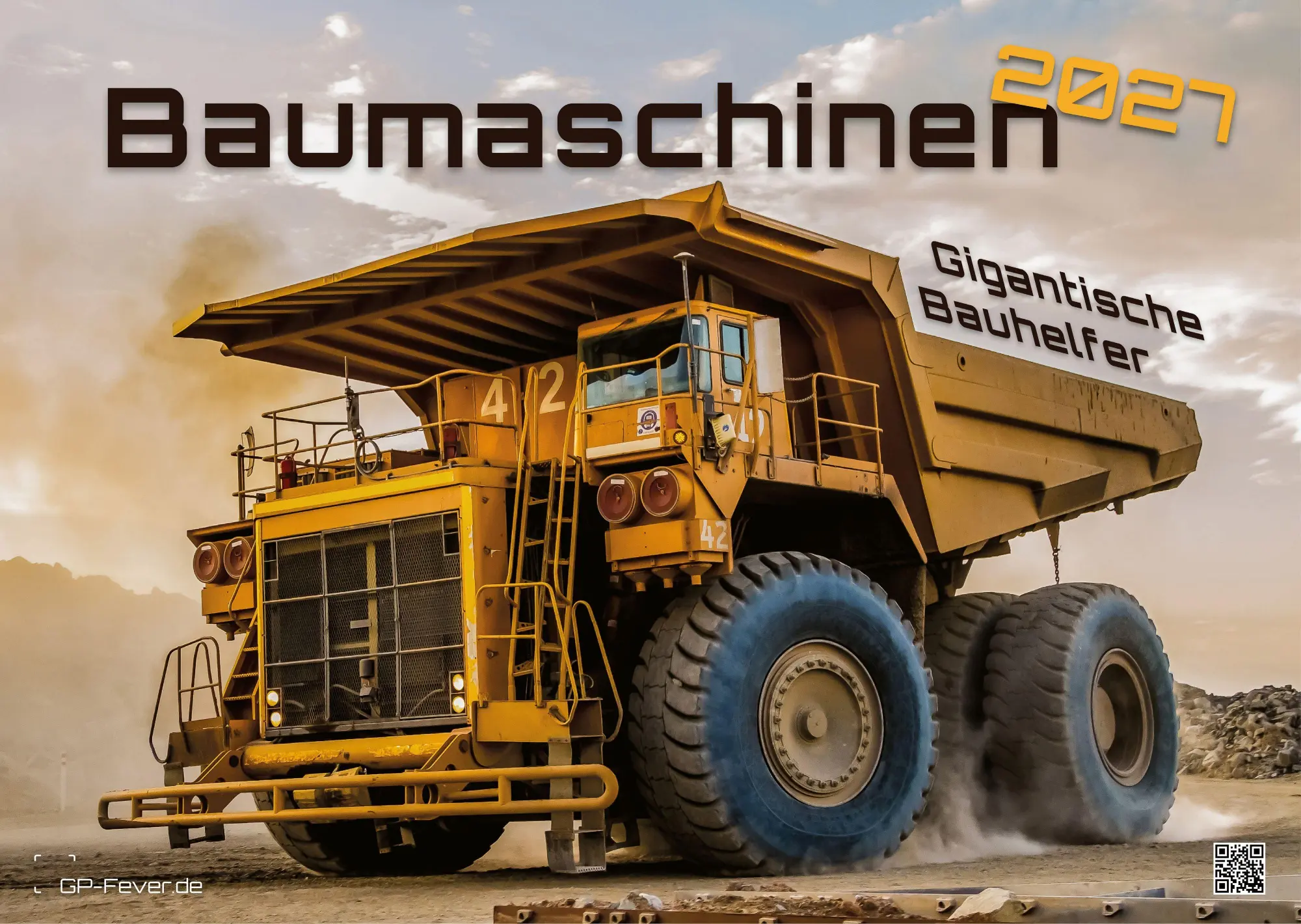 Cover: 9783986736361 | Baumaschinen - gigantische Bauhelfer - 2027 - Kalender DIN A3 | de