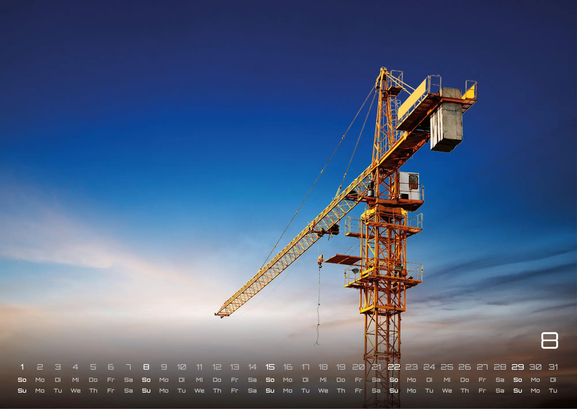 Bild: 9783986736361 | Baumaschinen - gigantische Bauhelfer - 2027 - Kalender DIN A3 | de