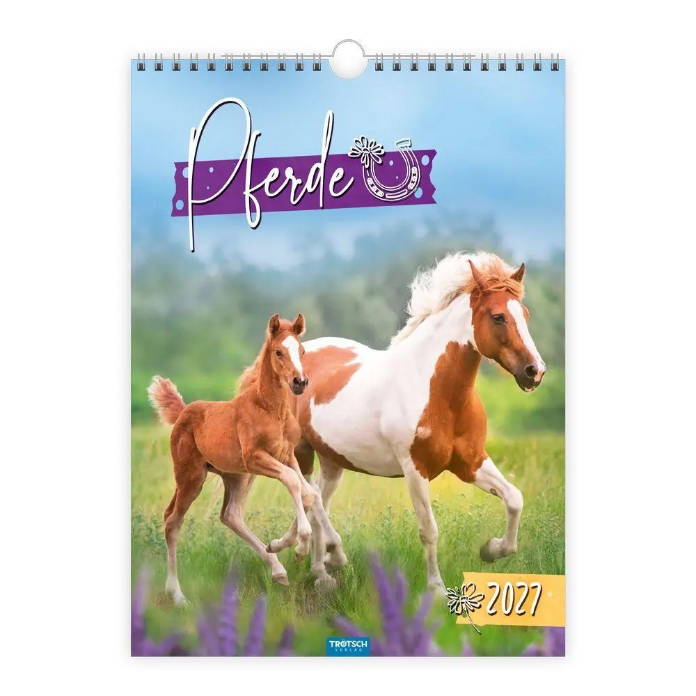 Cover: 9783988026361 | TRÖTSCH - Classickalender Pferde 2027 | Wandkalender | KG | Kalender