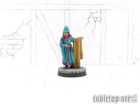 Cover: 704270726461 | Townsfolk Miniatures - Cloth Merchant | Tabletop-Art