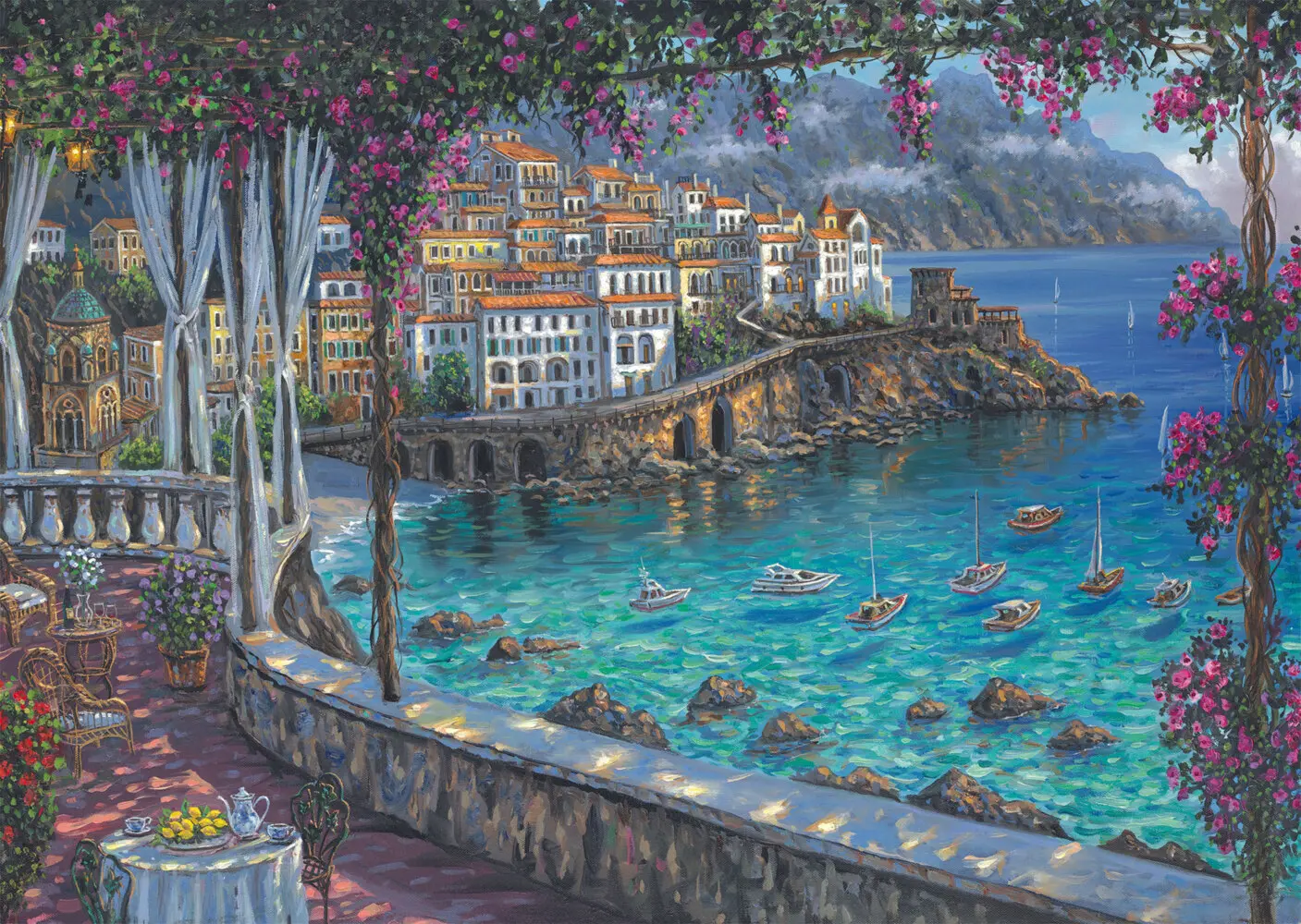 Bild: 4001504586461 | Amalfi Küste | Puzzles Robert Finale 1.000 Teile | Spiel | Schachtel