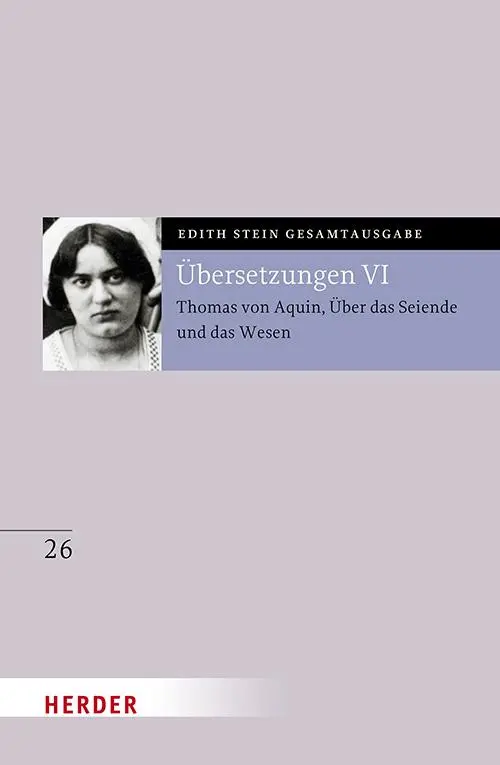 Cover: 9783451026461 | Übersetzung: Thomas von Aquin, Über das Seiende und das Wesen - De...