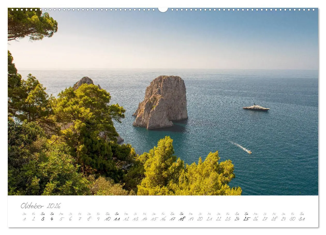 Bild: 9783457686461 | Capri, Insel der Sehnsucht (hochwertiger Premium Wandkalender 2026...