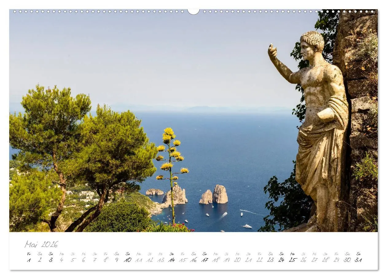 Bild: 9783457686461 | Capri, Insel der Sehnsucht (hochwertiger Premium Wandkalender 2026...