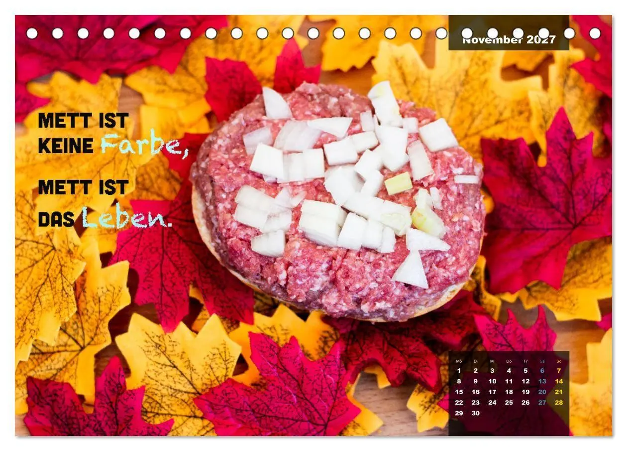 Bild: 9783569486461 | Mettkalender - Spread some more Mett (Tischkalender 2027 DIN A5...