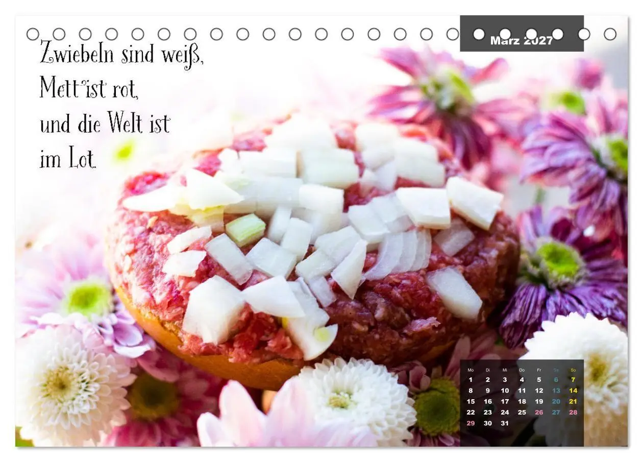 Bild: 9783569486461 | Mettkalender - Spread some more Mett (Tischkalender 2027 DIN A5...